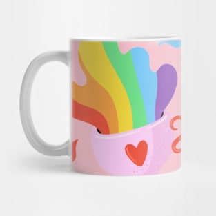 Rainbow love mug. Mug